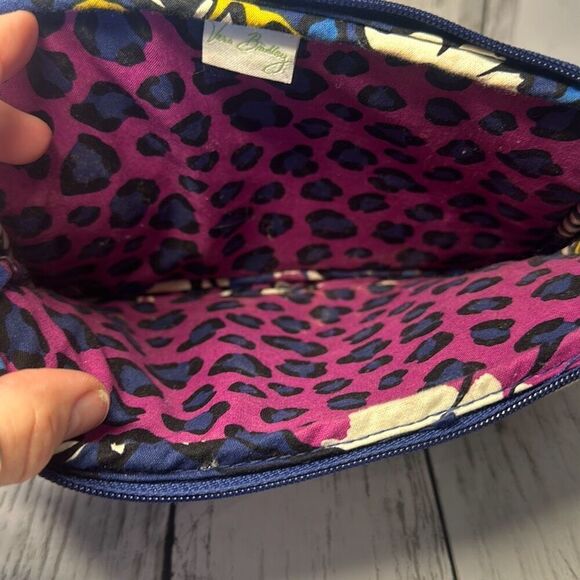 Vera Bradley African Violet Make up Bag Clutch Wallet - Picture 6 of 6